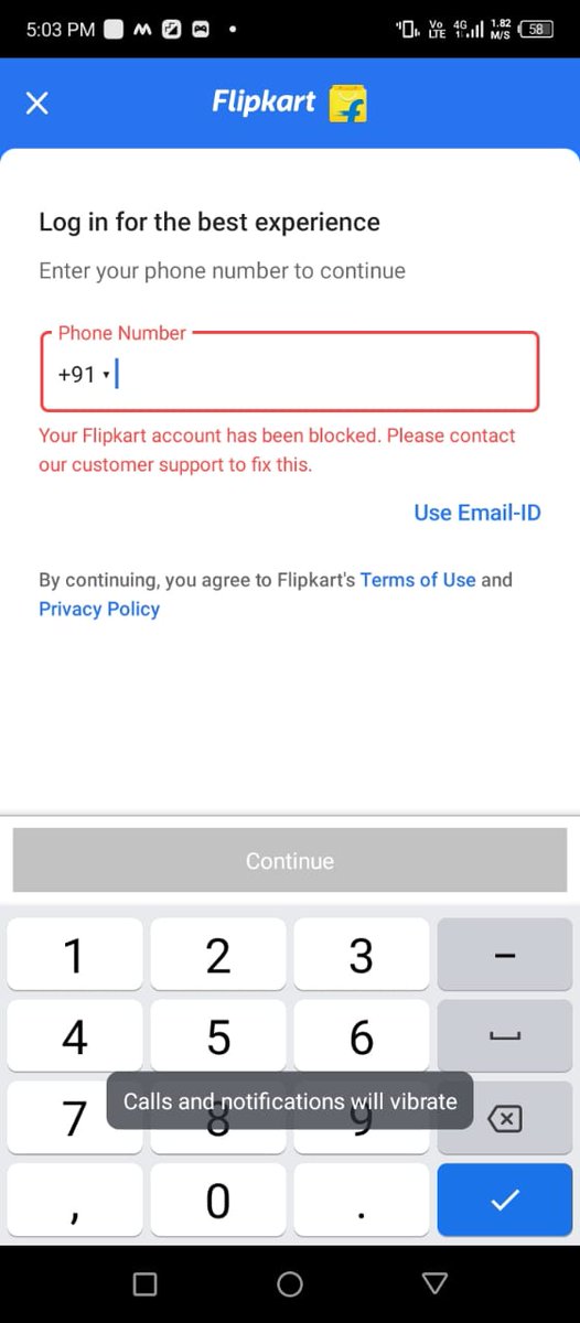 RahulVa24304037's tweet photo. Dear flipkart team today my order delivered than only remote recived box than am open my flipkart account bt show blocks 🚫 account why flipkart am not satisfied flipkart my account reopen now and i rises compline you team 
My contact no 9720041432 https://t.co/9FbRnXu47m