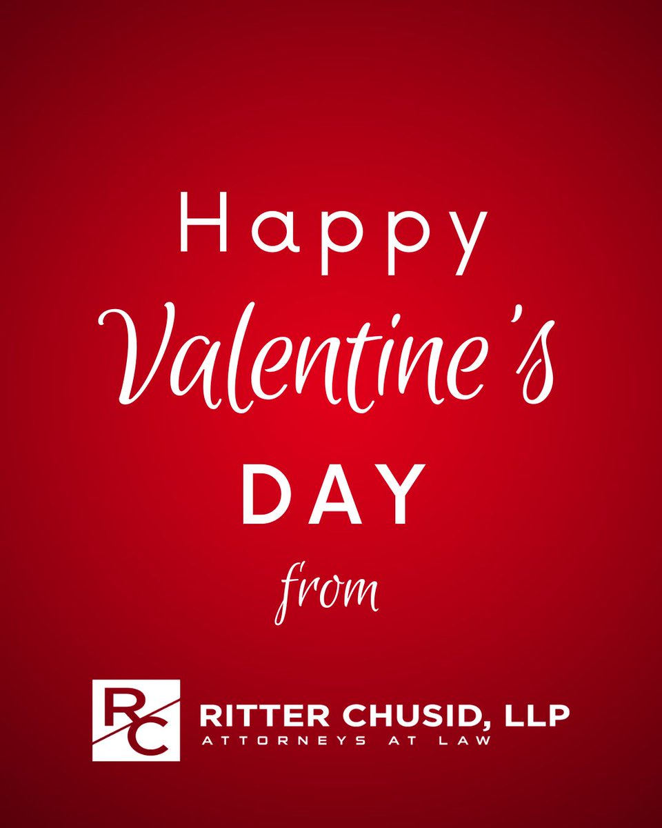Happy Valentine's Day from Ritter Chusid, LLP! ♥️ #ValentinesDay #Vday #love #valentine #lawfirm #attorney #lawyer