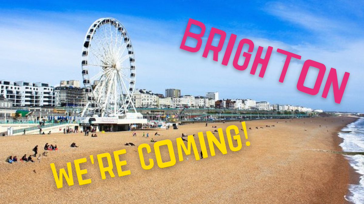 Our wild tour of the U.K. continues next week when we'll be bringing the Camerados-mobile 
 (*cough*the van*cough*) to Brighton, Hove and Hastings! 

Keep your eyes peeled for more updates!
