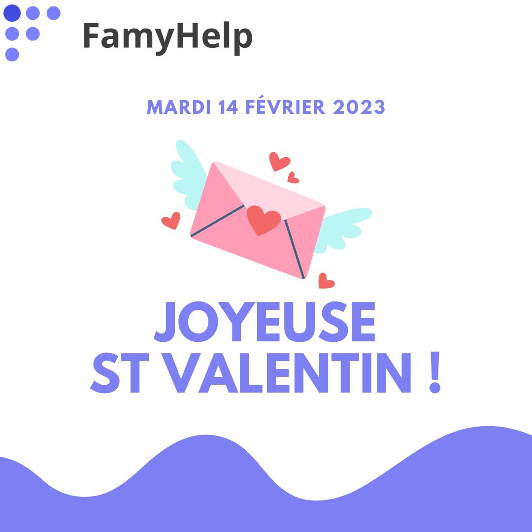 FamyHelp's tweet image. ➡️14 Février 2023 

❤️ Aujourd'hui nous célébrons l'amour, car c'est la  #saintValentin ! 

Qu'avez-vous prévu ? Dites-le-nous en commentaires ! 

#amour #aidants #aidantsfamiliaux
