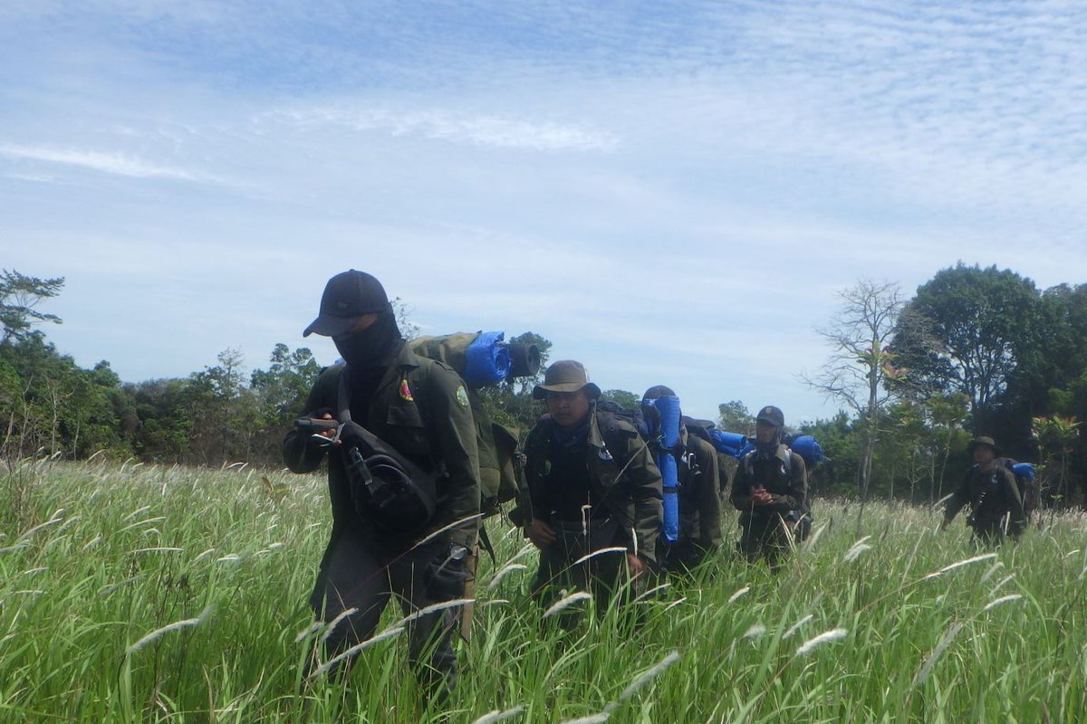 IntElephantProj's tweet photo. The #ElephantResponseUnit patrolling the forest and rivers of the #WayKambasNationalPark. Regular foot patrols are a crucial part of protecting this vital elephant habitat.
#InternationalElephantProject #IEP #SaveSumatranElephants https://t.co/LSa3zk8p32