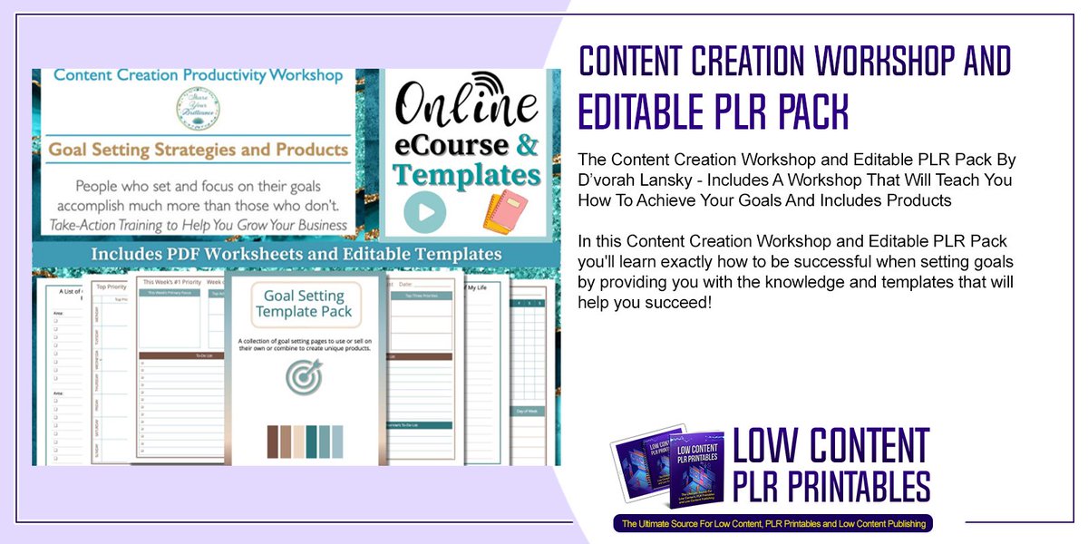 LowContentPlr's tweet image. Content Creation Workshop and Editable PLR Pack.
 #ContentCreationWorkshop #EditablePLRPack #printablescreation #printablescreationworkshop #plrworkshop #workshop #dvorahlansky #plrproducts #goalsetting #goals #goalgettting #templates #planner #printabl postly.app/28T1