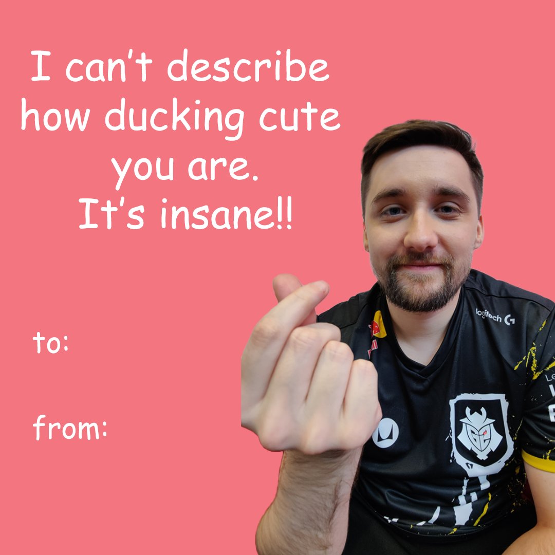 G2 Esports on Twitter "In case you need to tell that special someone