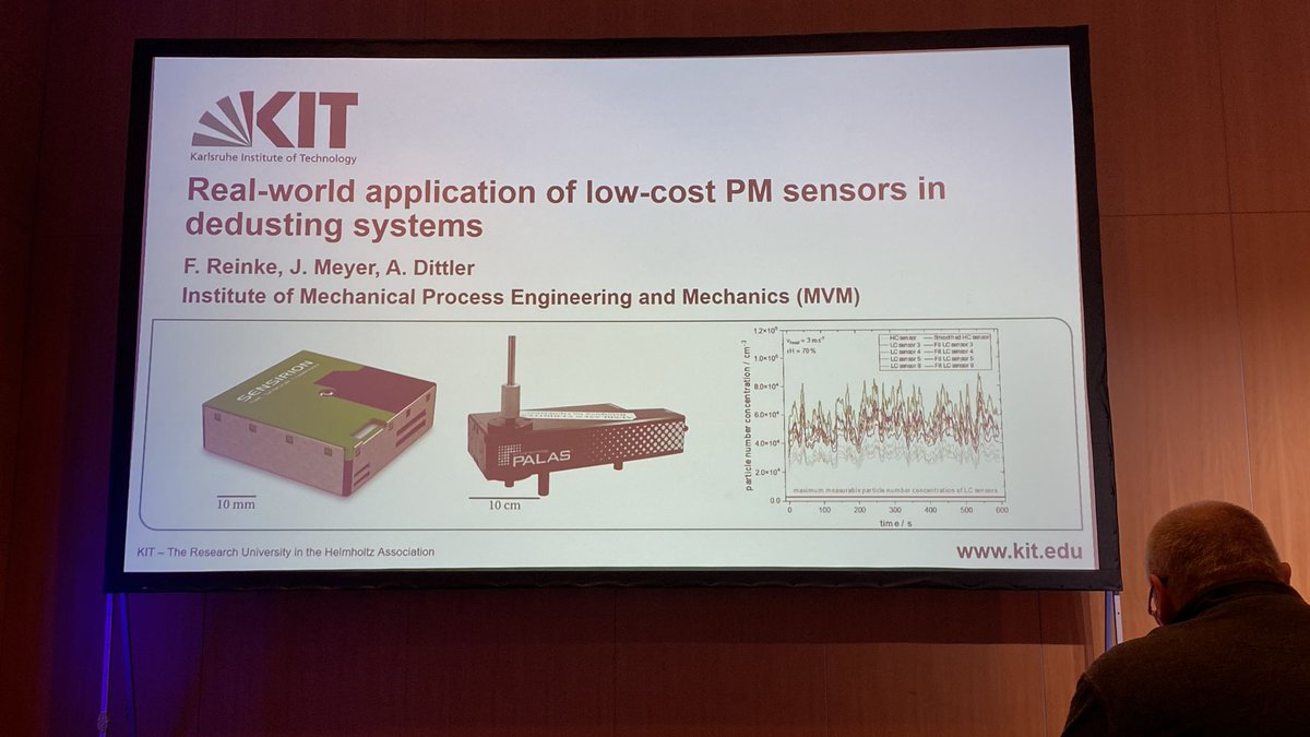 airmidhealthgrp's tweet image. Real-world application of low-cost PM sensors in dedusting systems at #FILTECH2023 with @achimdittler of @KITKarlsruhe