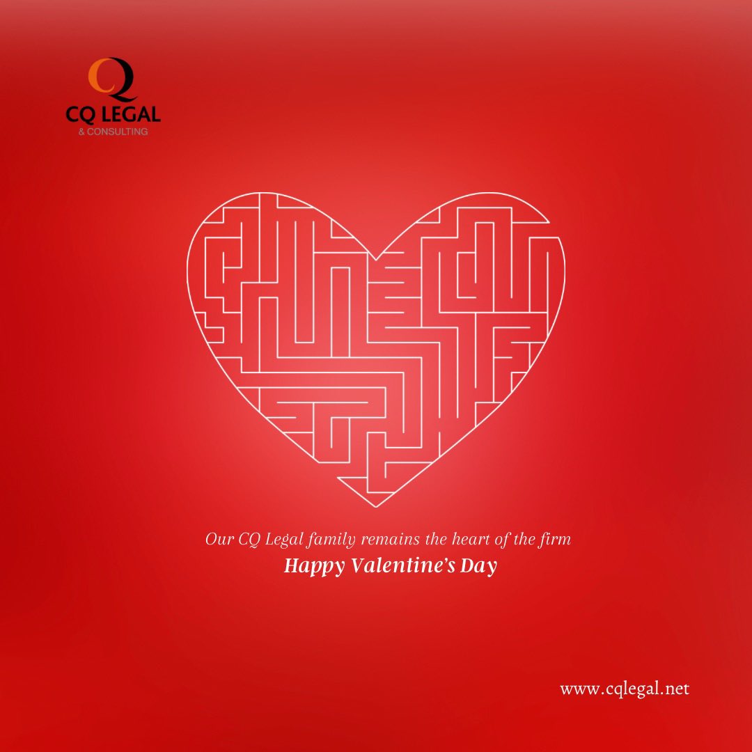 CQLEGAL2's tweet photo. Our CQ Legal family remains the heart of the firm. Sending warm wishes on Valentine’s Day to everyone. https://t.co/7kbVrgvE9T