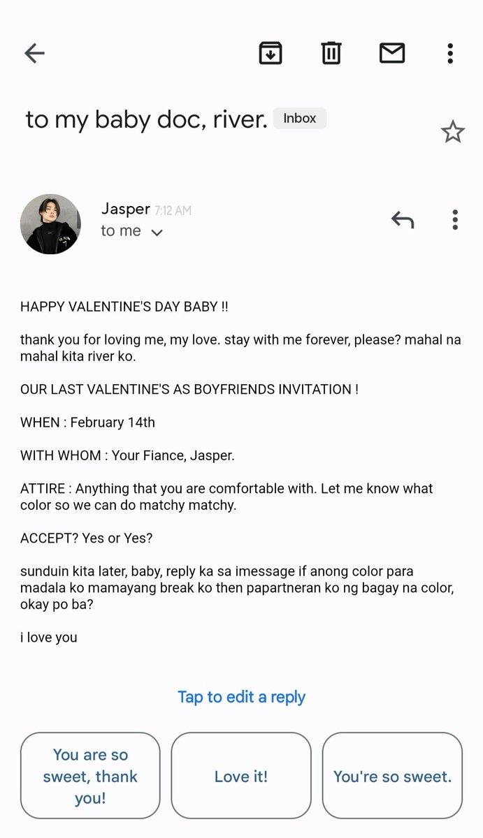 homeof24th's tweet photo. last date as boyfriends. 
— a #sunki few tweets au

jasper and river simple yet elegant last  valentine's celebration as boyfriends. https://t.co/n3NqBUyzcP