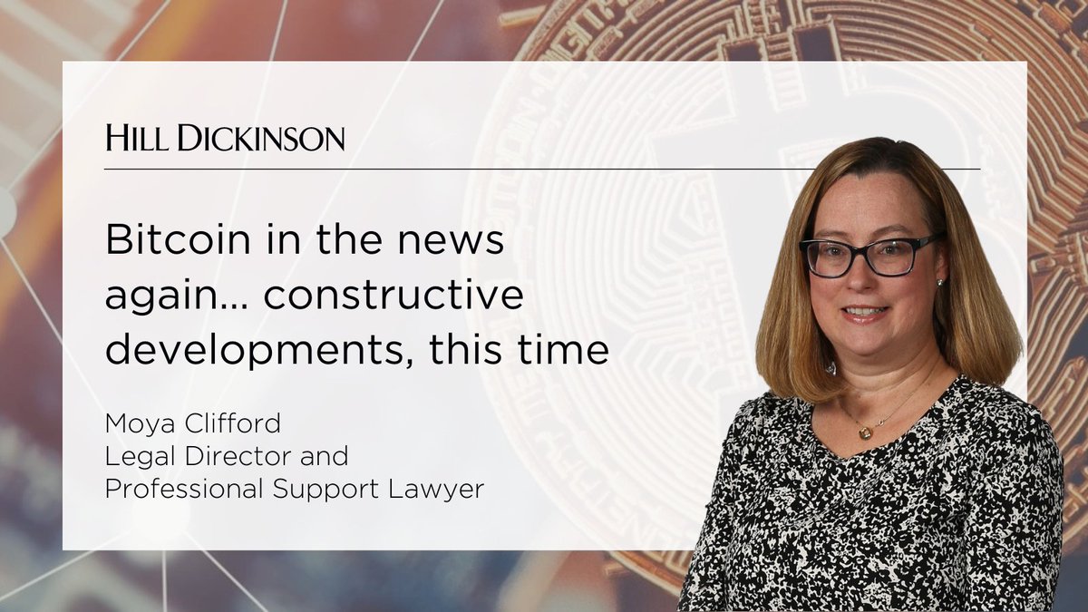 In this article featured in our Contentious Business Update, Moya Clifford reviews a recent matter involving Bitcoin where the court went out of its way to assist a defrauded claimant.

More here:
bit.ly/3I1ngZl

#Bitcoin #ConstructiveTrust #LegalNews