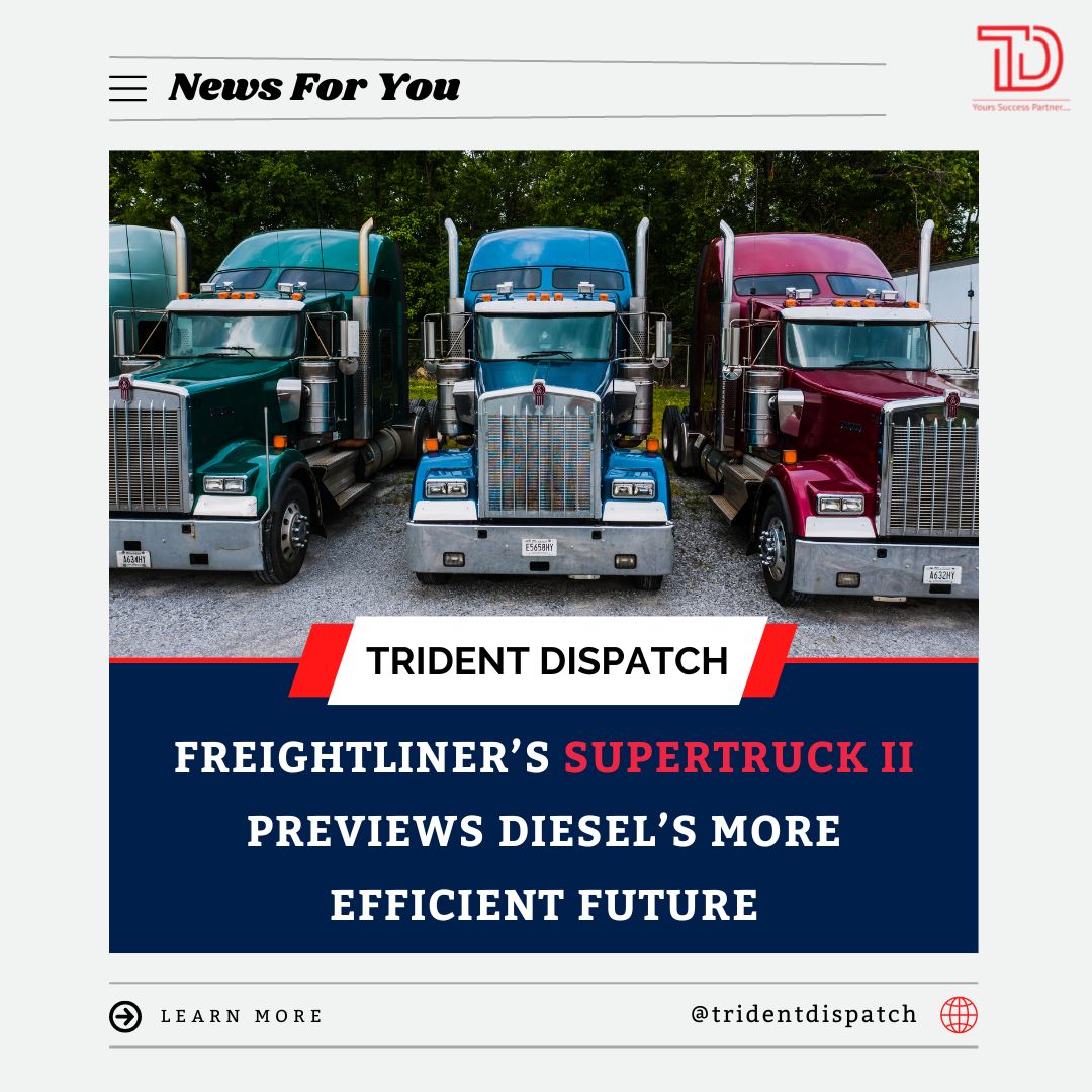 DispatchTrident's tweet photo. DTNA called this iteration of the Department of Energy-backed SuperTruck program its most efficient diesel-powered Class 8 vehicle.
Follow for more @tridentdispatch
#tridentdispatch #truckdrivers #truckinglifestyle #DTNA #department #supertruck #diesel #class8 #dispatch https://t.co/CeBbaaYBMI