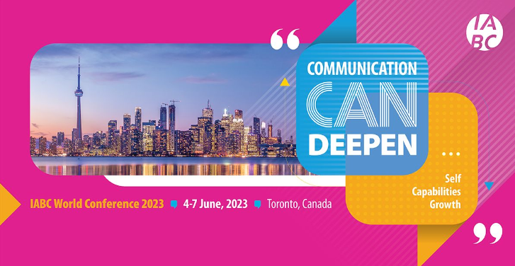 Registrations are now open for the @IABC World Conference 2023 Join IABC this 4 to 7 June in Toronto, Canada, for an unforgettable event spent learning alongside peers. Find out more wc.iabc.com