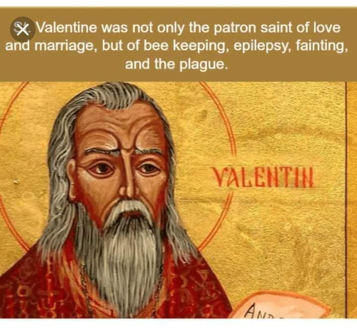 #DidYouKnow #StValentine is also the Saint of #epilepsy and the Plague? #happyvalentinesday2023