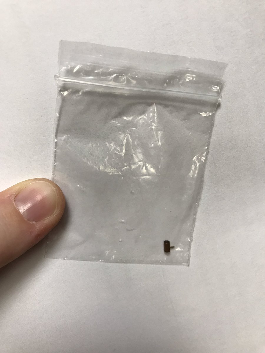 A guy just came to the museum and gave me a cartridge for a miniature pistol in the collection so I can confidently say I’ve received the weirdest Valentine today