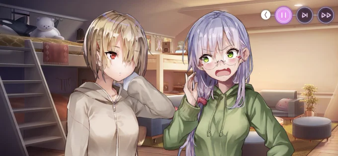 #ヘブバン唐突に訪れる百合展開w 