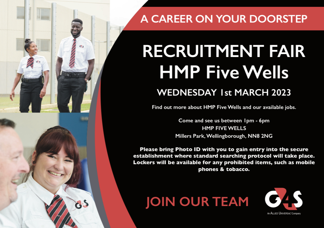 Her Majesty's Prison Five Wells (@hmpfivewells) on Twitter photo 