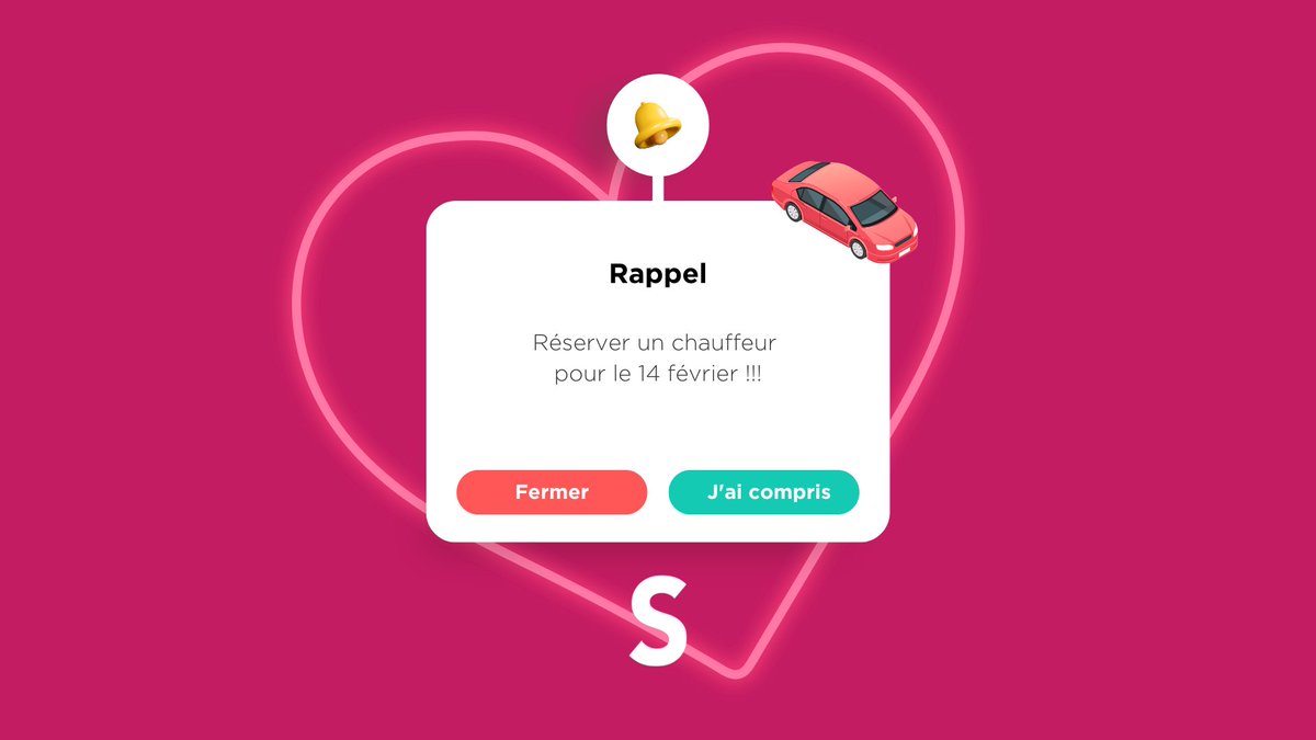 MysamCab's tweet photo. Ce n’est pas le bon jour pour irriter votre moitié 😅❤️‍🩹 Pour tous vos #déplacements, pensez à réserver votre #chauffeur 🚘 Bonne #SaintValentin à tous ! ❤️ https://t.co/QgzwDHeyOA