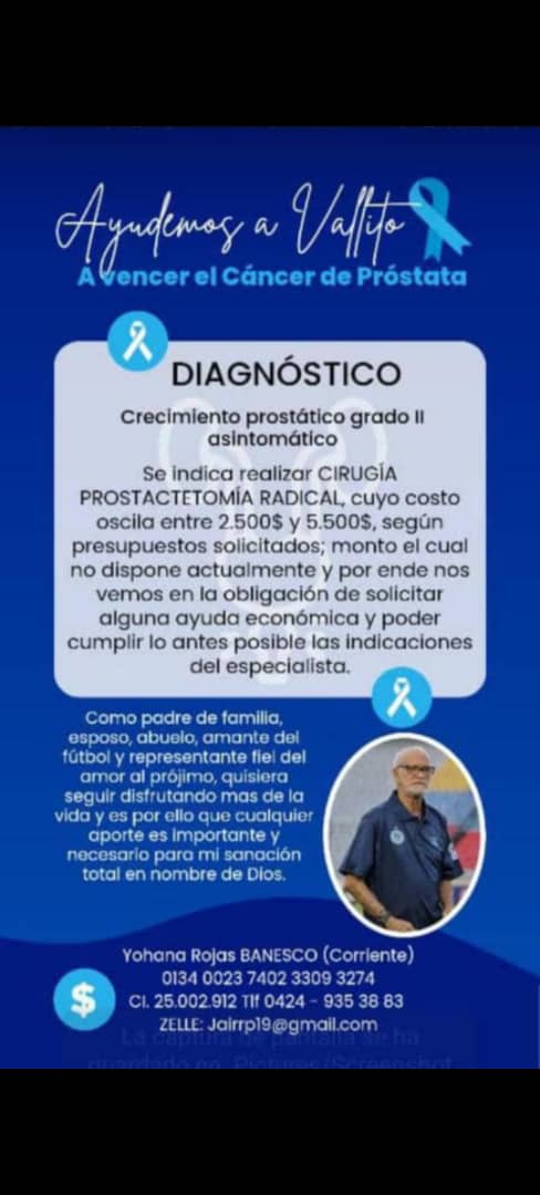 igarcia100's tweet photo. #Solidaridad El le dió tanto al futbol de Guayana, ahora él necesita del futbol. Démosle una mano solidaria a "Vallito". @CVGFundeporte @FundacionAIFI @ctecachamay_ @FVF_Oficial @MinerosGuayana @TuAngosturaFC @amarcanopsuv @asofutbolivar @Balonazos https://t.co/umG9Zteyvm