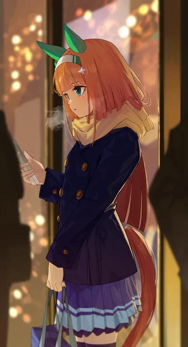 待ち合わせ場所に彼女がいた#ウマ娘 #サイレンススズカ 