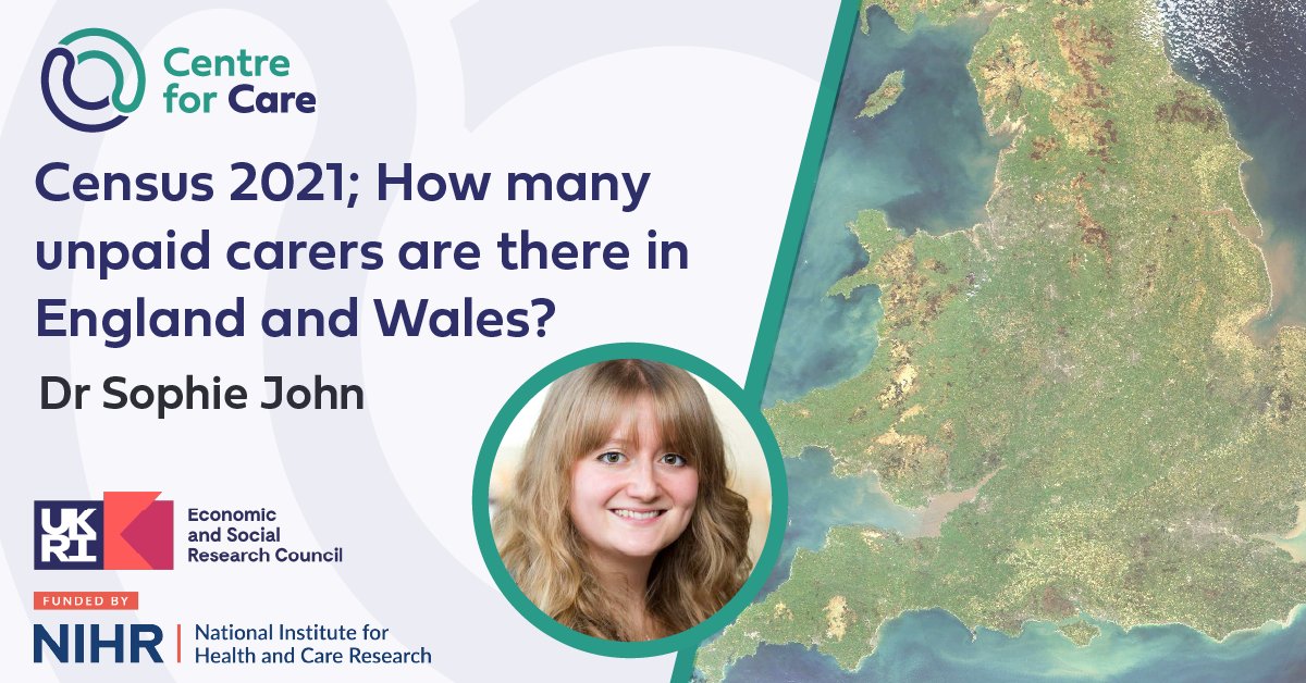 'Understanding the number of unpaid carers helps to build a detailed snapshot of our society to help the government and local authorities to plan and fund local services.' Dr Sophie John @ONS explores the first estimates of #UnpaidCarers from @Census2021: centreforcare.ac.uk/commentary/202…