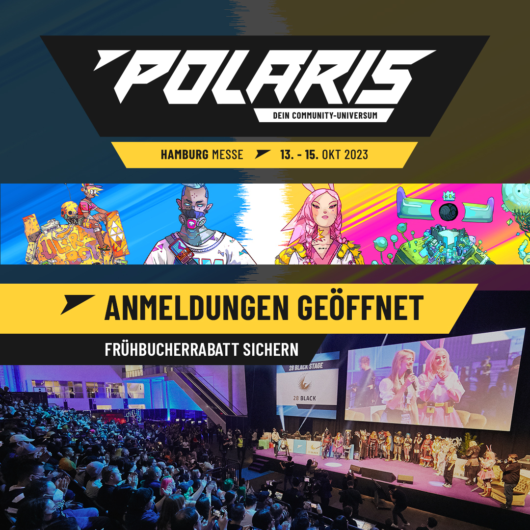 PolarisCon_'s tweet photo. Das Warten hat ein Ende - unsere Aussteller-Anmeldung ist offiziell geöffnet und Frühbucher können bis zum 31.03.2023 ordentlich sparen 👀 

Schaut euch unsere Paket-Angebote für die Polaris 2023 hier an: https://t.co/yVei5YsIJd 🌟 

Wir freuen uns auf euch!

#PolarisCon2023 https://t.co/8AvryNlDi7