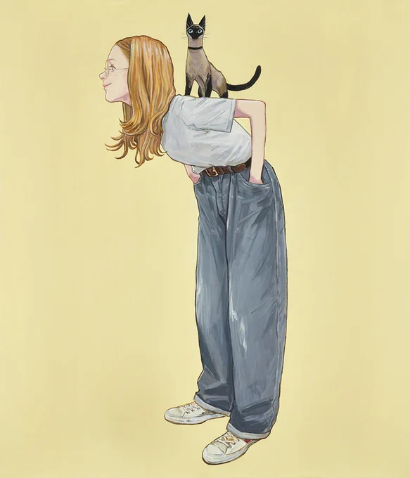 個展も早いもので明日15日で終わり。この作品一度描いたものが気入らず、もう一度一から描き直したのよね。描き直したらお気に入りの一枚になりました。個展「The Same As Usual 」会期/~2月15日(水)時間/10:30〜19:00会場/藤井大丸7F/7gallery 京都市下京区貞安前之町605 