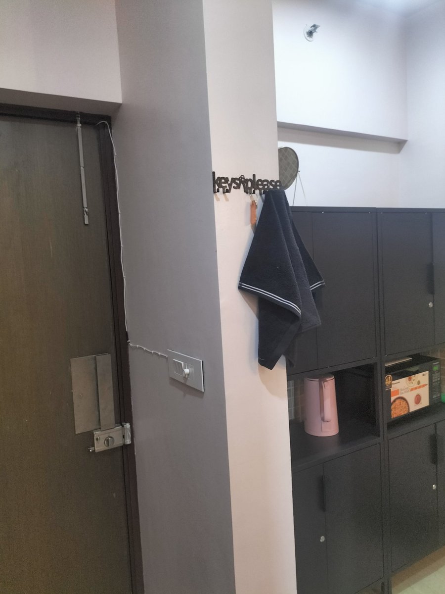 khalsaInterior's tweet image. Work completed of interior ..Black theme to enrich the beauty of flat...