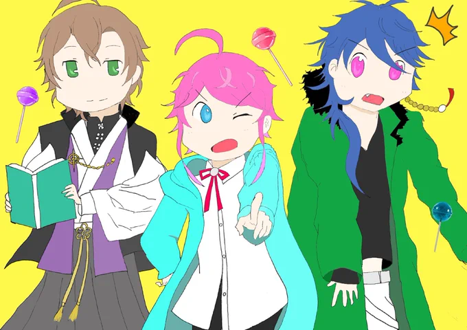 推しの誕生日なのに何も出来てないから去年描いた日常opパロ再掲する…!!飴村乱数、Fling Posse、𝑩𝑰𝑮 𝑩𝑰𝑮 𝑩𝑰𝑮 𝑳𝑶𝑽𝑬______ 