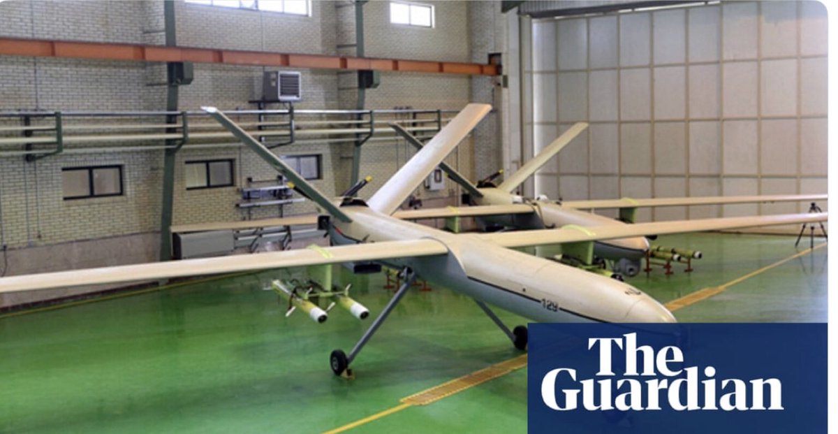 AnarckBlackCat's tweet photo. Guardian reported that the I.R of Iran has sent new Advanced Unmanned Aerial Vehicles to Russia❗️
#OpNoWar #NoWar #StopWars #RussiaUkraineWar #UkraineRussiaWar #SlavaUkraïne 
#IranRevoIution #IranRevolutionNow 
The I.R is👉🏻#IRGC a  Terrorist Org 🚨
#IRGCterrorists 🚨🆘
🐲🪐🔥🐉 https://t.co/WdWnGNU234