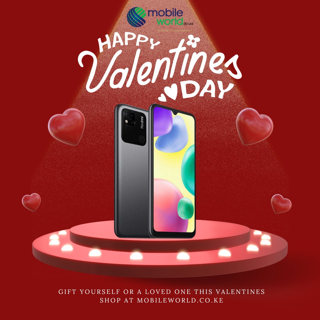 MobileWorld_Ke's tweet photo. Show yourself some love this #ValentinesDay and gift yourself a smartphone today.
Shop now at https://t.co/T6P8RSSngB 

#Samsung #Tecno #Electronics #Infinix #Itel #Realme #Redmi #Oppo #iPhone #Nokia #Huawei #Xiaomi #Safaricom https://t.co/DvPTWOk4Um