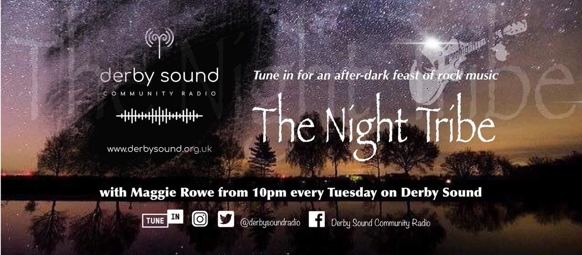 DSNightTribe's tweet photo. On tonight’s show, 14 Feb, on @DerbySoundRadio are @BlackbirdSons @evaunderfire @Nickelback @mareeka_music @Roe_music @REPLICAJESUS @KINGKRAKENUK @acloudofravens @BonnieTOfficial @admissionsband @CoastalFireDept @LukeHaines_News @Crimson1803 #Blackwulfusa #cleophuzz and more. https://t.co/MG7fYRgJoI