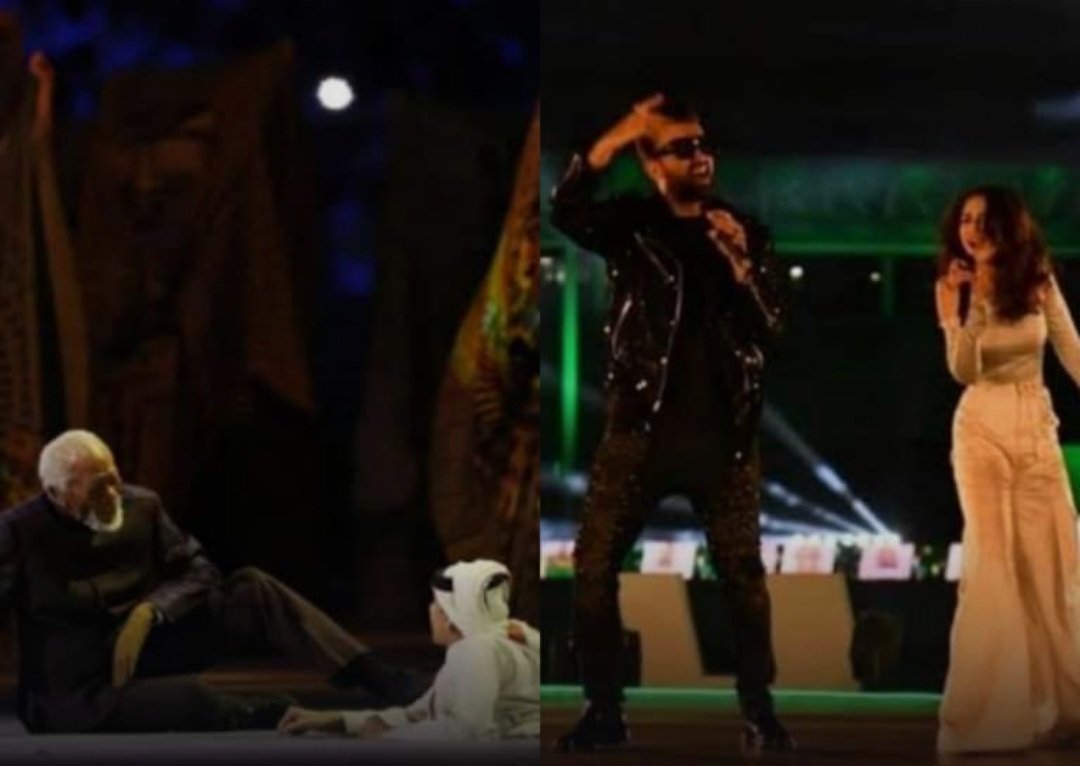 Just_786_'s tweet photo. Opening ceremony of world most      Popular Sports Event Started with Qur'an Recitation and A Domestic Tournament of an Islamic Country Started with Nach Gaana https://t.co/SF7lEMyLeD