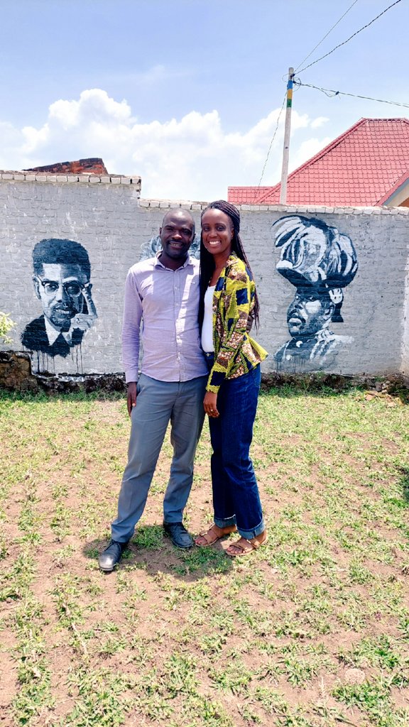 1LadyVisionary's tweet photo. This morning, Rwandans inspired by our work came to visit. We had a much needed conversation about the necessary impact of our library in Musanze. 
#Theystand 
#Growth
#Development 
#LadyVisionary https://t.co/4GjjEDfJDy
