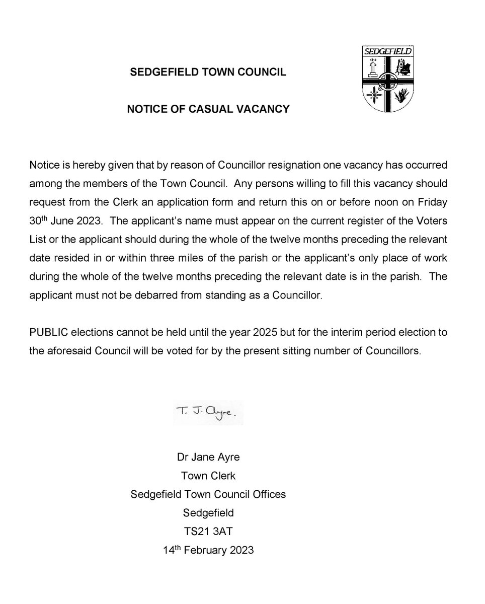 Sedgefield TCouncil tweet media