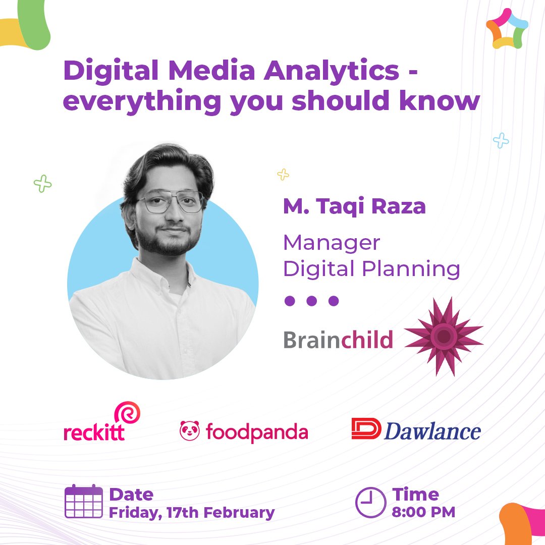 LinkstarSocial's tweet photo. Presenting our #LearnwithLinkstar Masterclass coach, Muhammad Taqi Raza! Taqi is a digital media and tech professional with more than 6+ years of experience in media planning, data analysis, online brand management, and content marketing.
Sign up today!
https://t.co/hrNjz1Us5X https://t.co/NeHCmNUSxs