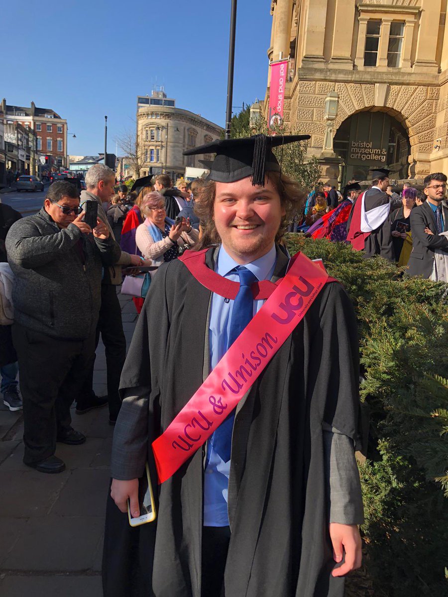 Many congratulations to all <a href="/BristolUni/">University of Bristol</a> students graduating today 👏 👏 👏 and many, many thanks also for your support of striking staff ❤️✊ #UCUstrike #ucuRISING #EnoughIsEnough
