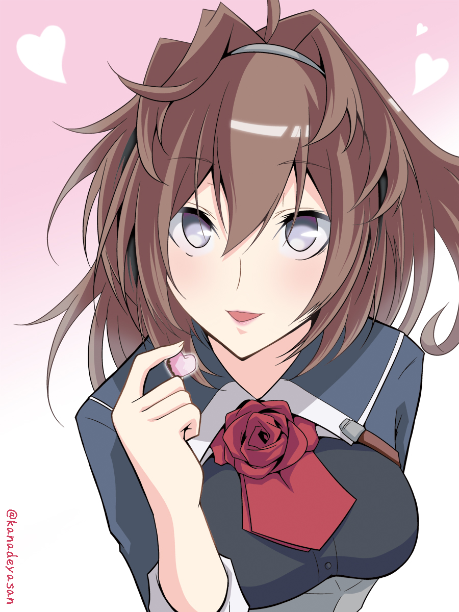 ジャーヴィス(艦隊これくしょん) 「過去絵なバレンタインと英国艦たちその1 」|KANADEのイラスト