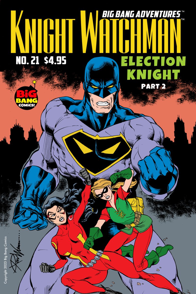 BigBangComics1's tweet photo. #KnightWatchman #ElectionKnight  concludes in the next issue of #BigBangAdventure! And wait till you discover the true identity of #CardinalSin!! https://t.co/iBa4oqIoYE
