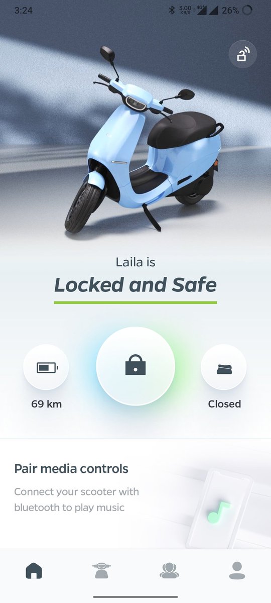 chandanmnc97's tweet photo. @OlaElectric Riding my Laila 💕
Listening songs during riding my  Laila is just beautiful 😘
#loveon2wheels @bhash @OlaElectric https://t.co/OJxG1LMsR8