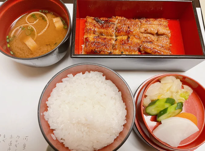 お誕生日でしたーーー!!お誕生日に美味しいうなぎ幸せだった 