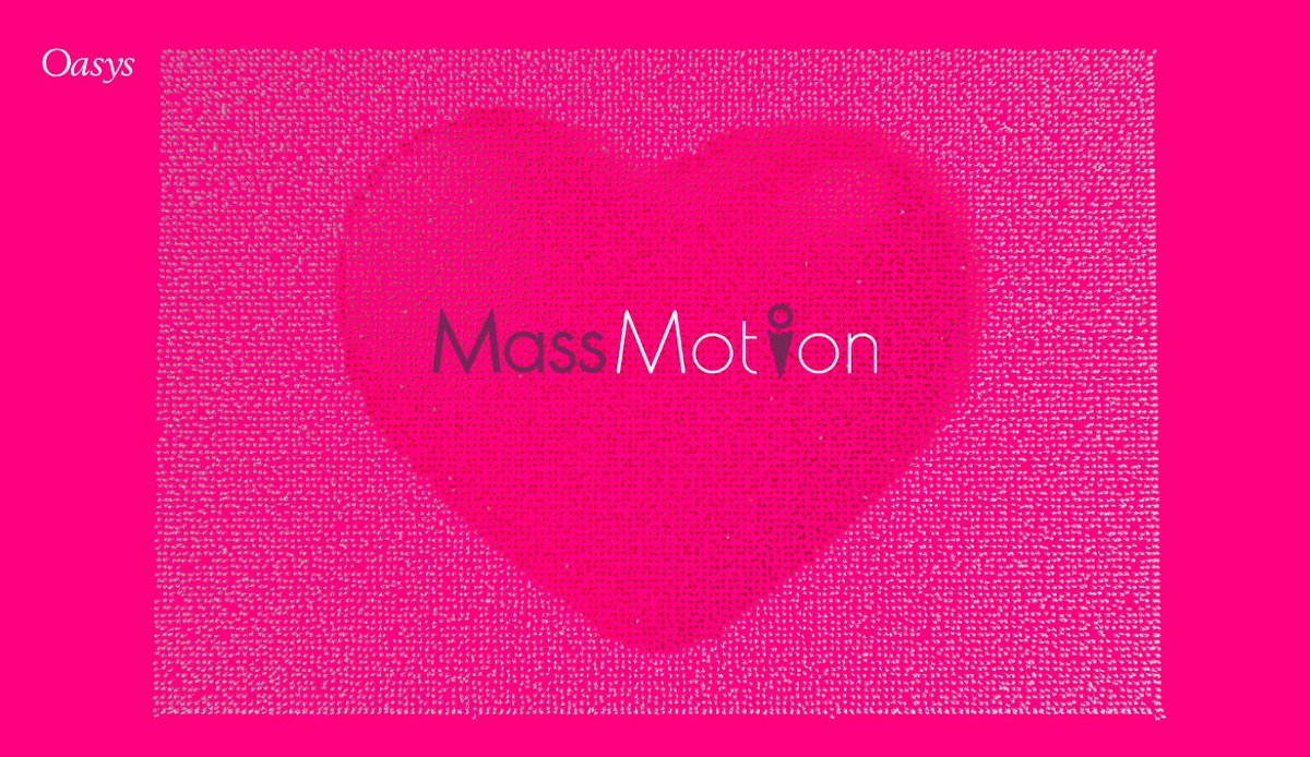 Oasys_Software's tweet photo. Happy Valentine's Day from everyone here at Oasys!
The #OasysMassMotion team are spreading the love with this love heart image made up of #MassMotion agents!
#pedestrianexperience #simulation #simulationsoftware #ValentinesDay2023 https://t.co/SfNWq018TQ
