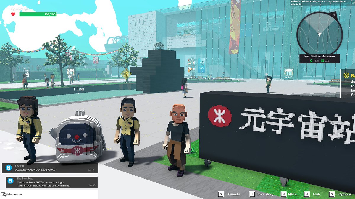tadadamov's tweet photo. @TheSandboxGame I found the Delivery Robot in Next Station: Metaverse! 🚉 #LunarNewYearTSB https://t.co/Tq7XXOR3jT