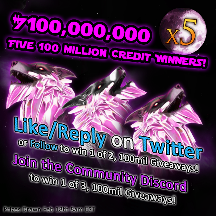 TodayinTor's tweet photo. ❤️Another #SWTOR Giveaway so soon? Valentines Giveaway!
❤️ 500 MILLION Credits across 5 Winners taking 100 Million EACH!

💙2 Winners here on Twitter!
💜3 Winners on Discord!
https://t.co/MSNvXex22a

💵ALL Winners Drawn at 8am EST on Feb 18th!💵
#starwars #swtorfamily #giveaway https://t.co/TEj7KxdTiz