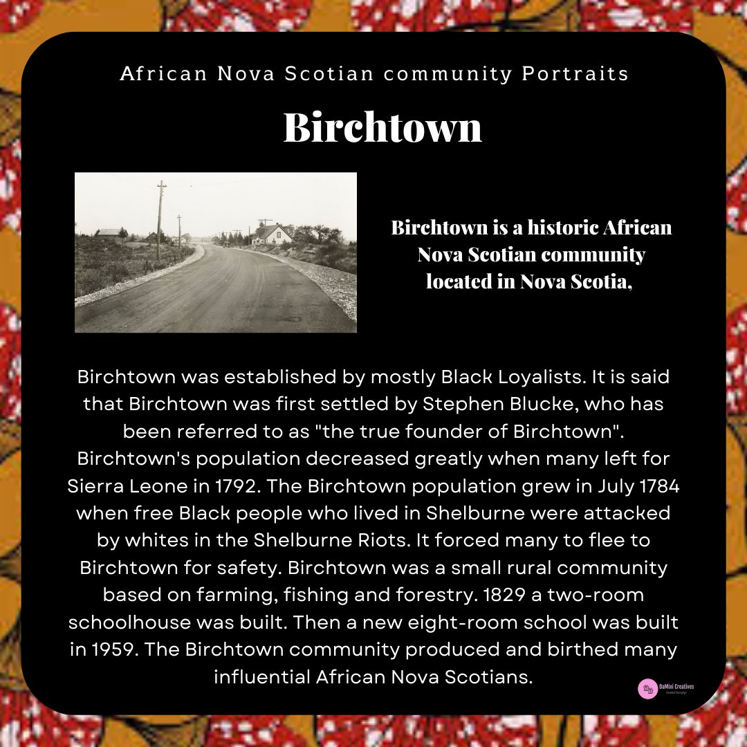 awoyiga's tweet photo. Day 14: Birchtown
#shoretoshore
#education
#blackhistory https://t.co/CAz9sCg1r9