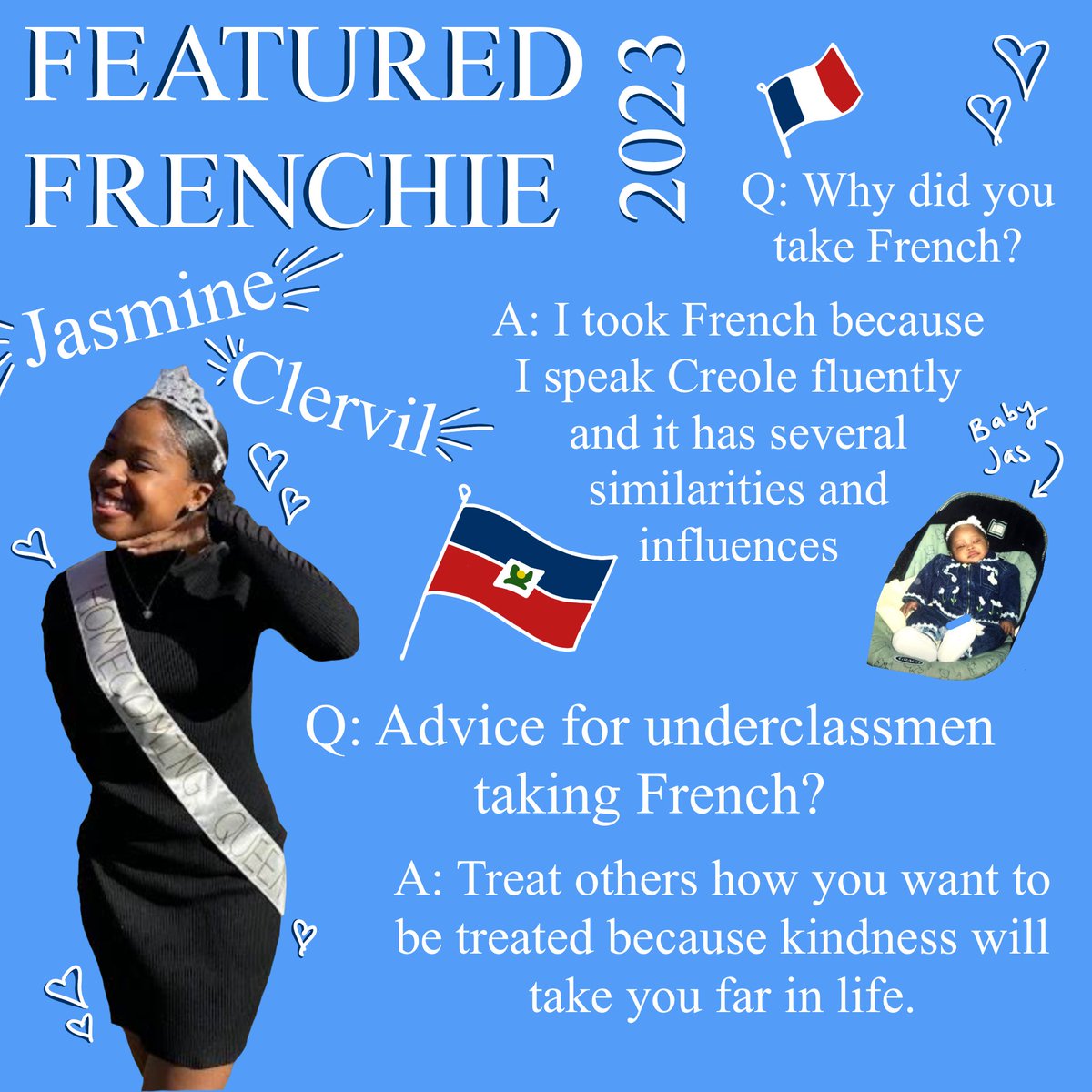 Briggs_Colls's tweet photo. Our first Featured Frenchie is the one, the only JASMINE! We will miss her kind spirit and never ending smile next year! https://t.co/pQ5QzWnqHl