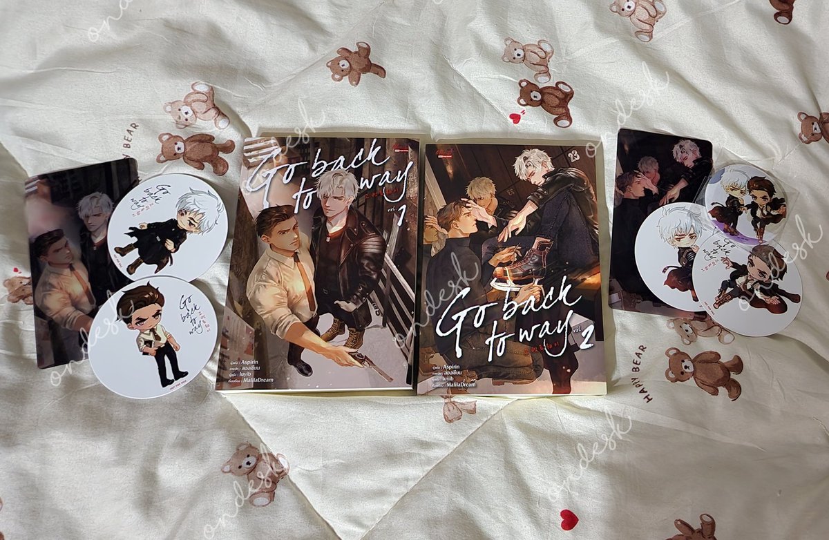 prsx512__'s tweet photo. ขาย #gobacktoway  เล่ม 1-2 
รอบจอง (การ์ดใส+การ์ดกลม+เข็มกลัด)

ราคา  490 บาท ส่งฟรีเอกชน

สนใจ dm ค่ะ

#นิยายวาย #นิยายวายแนะนํา #นิยายวายแปล #นิยายวายแปลจีน #นิยายวายเกาหลี #นิยายวายมือสอง #นิยายวายมือสองสภาพดี https://t.co/lQgOSboBzQ