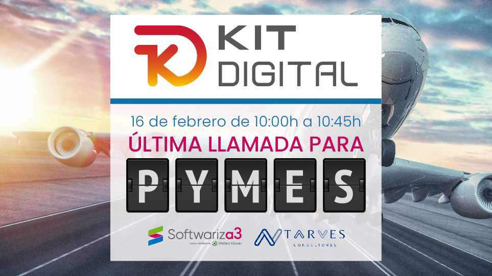 softwariza3's tweet photo. Hoy es un buen día para mimar a tu empresa ❤️ e impulsar la digitalización en tu negocio gracias al Kit digital

📣 Acude a nuestra última llamada y que no se te pase el plazo para conseguir hasta 12.000€

Apúntate al webinar 👇

#Softwariza3 #PYME

https://t.co/L3NjitAcxn https://t.co/cOILBcXyEt