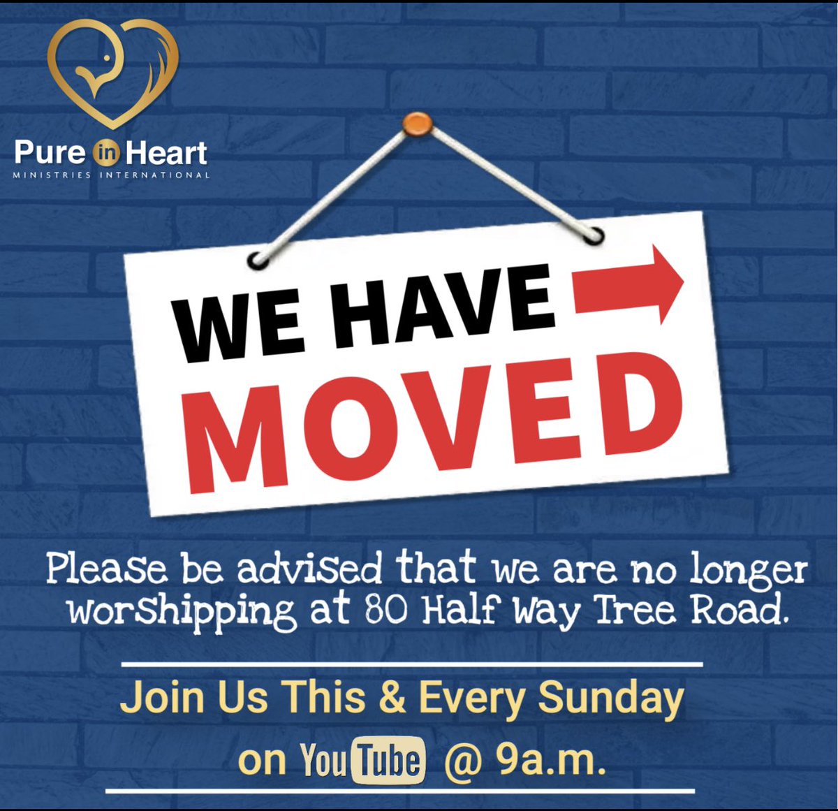 pureinheartmin's tweet image. We will only be facilitating online services until further notice. Please don’t hesitate to send us a DM or call 8767739446 if you have any queries.

Stay tuned to our social media pages for updates on our activities.

#wearepureinheart 
#wearethechurch 
#churchwithadifference