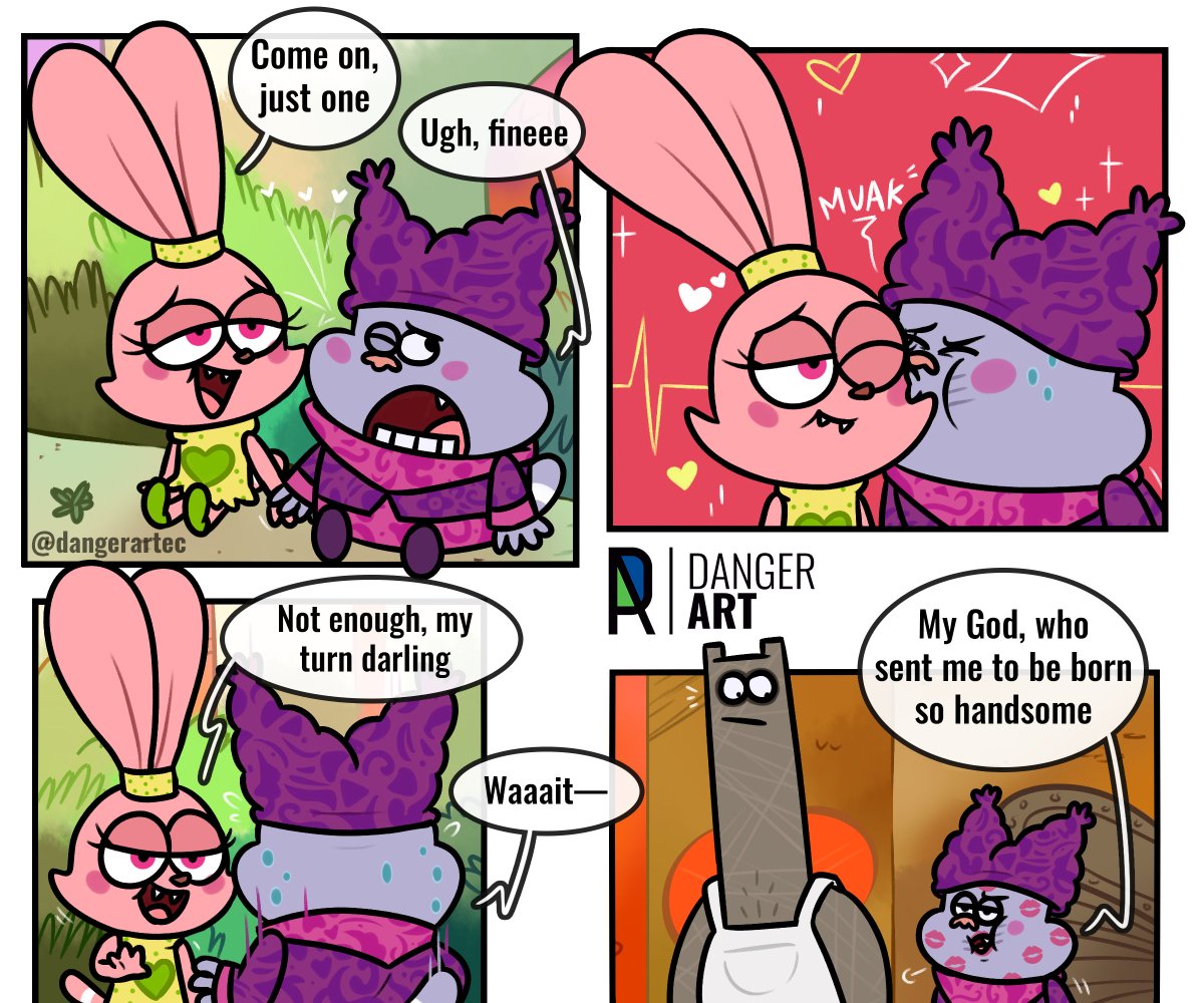 dangerartec's tweet photo. Happy Valentine's Day!
#Chowder #ChowderxPanini #Panini #PaninixChowder #CartoonNetwork #Couple #Fanart #dangerartec https://t.co/lZKZ9lpgi0