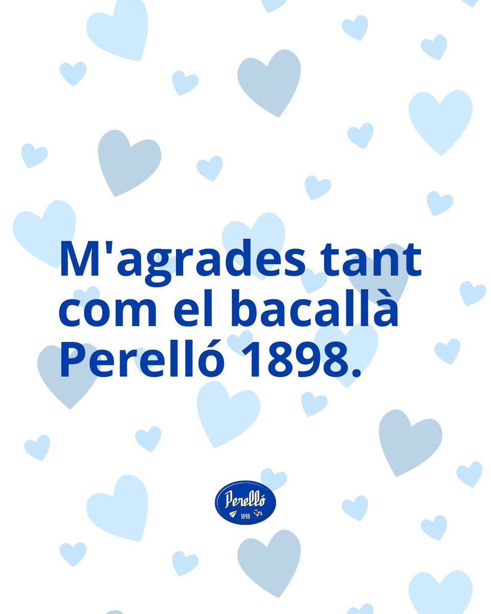 Perello1898's tweet photo. La veritat? 🙈 Nosaltres som més d'una altra data, però a #Perelló1898 volem que l'amor triomfi sempre i aquesta és la nostra aportació al dia 🐟💙😜. https://t.co/6qYvtekbeE