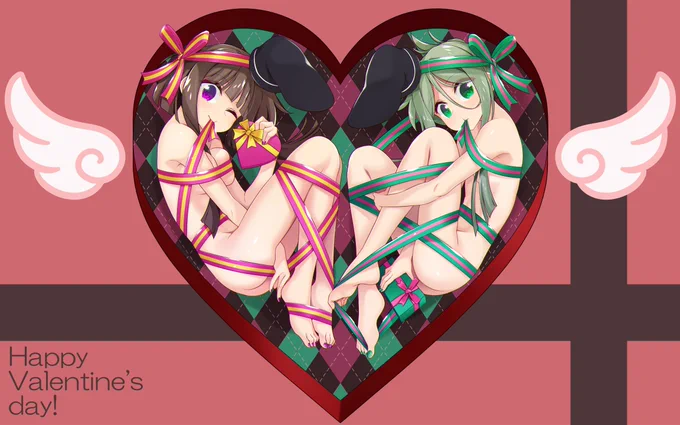 クレイジーバレンタインアソート#バレンタイン #丁礼田舞 #爾子田里乃 
