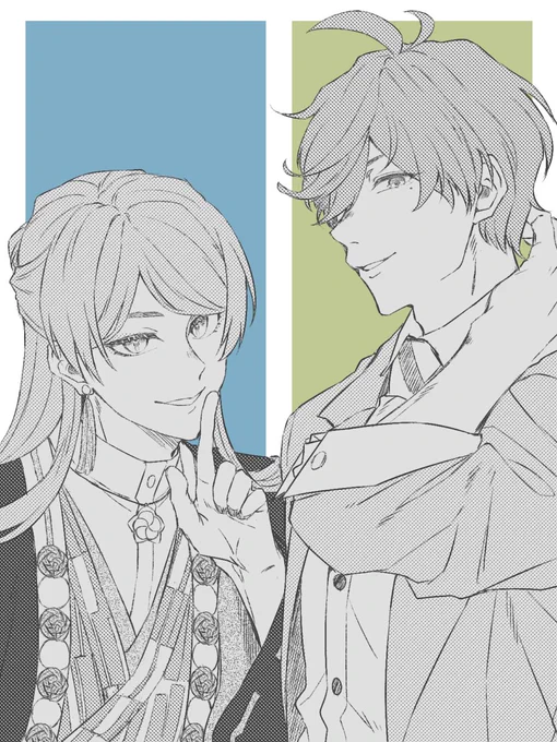 初投稿の絵と今の比べるやつ 思ったほど変わってない 