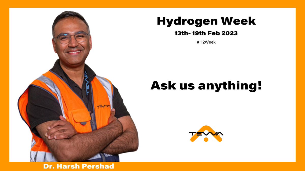 It's Hydrogen week🎉
Why not DM us your Hydrogen-Transport related questions, and we'll get a team member to answer them?

@h2_view @H2WeekUK @HydrogenCentral @HydrogenEnergy @OctopusHydrogen 
 
#AskH2Tevva #H2week #ChargeOn #Hydrogen